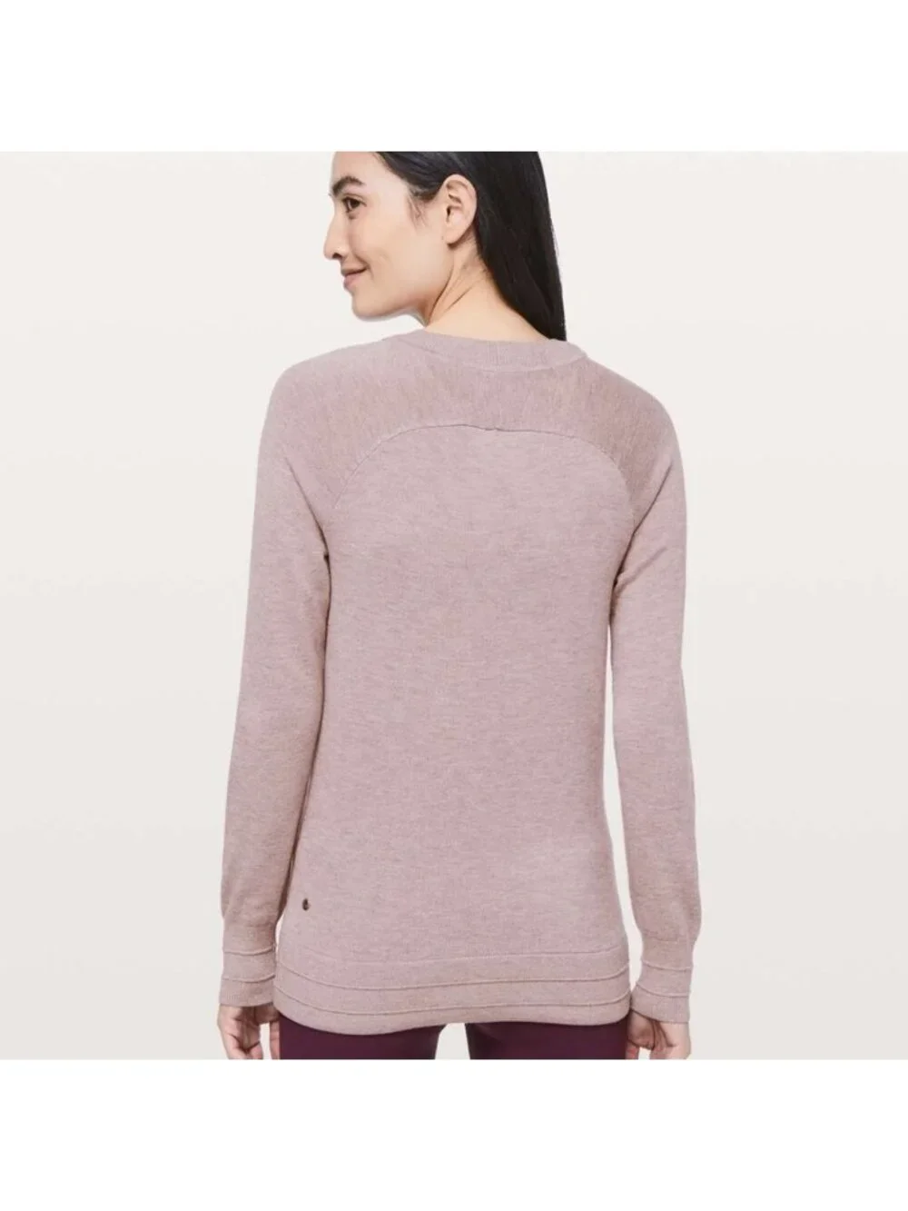 Lululemon Apres Your Way Sweater Heathered Smoky Blush